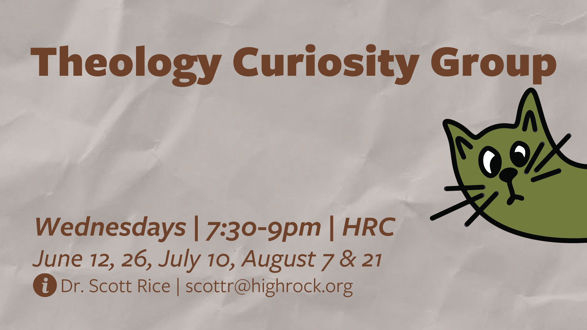 Theology Curiosity Group